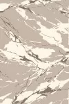 Бежов мек килим Флъфи мрамор