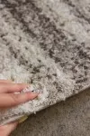 Бежов мек килим Флъфи на квадрати