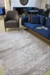 Бежов килим Танго на райета