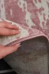 Абстрактен килим Юникорн розово, бежово и бяло