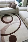 Пътека Тренди на кръгове в бежово и кафяво