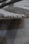 Сив килим Тренди с пресечени линии